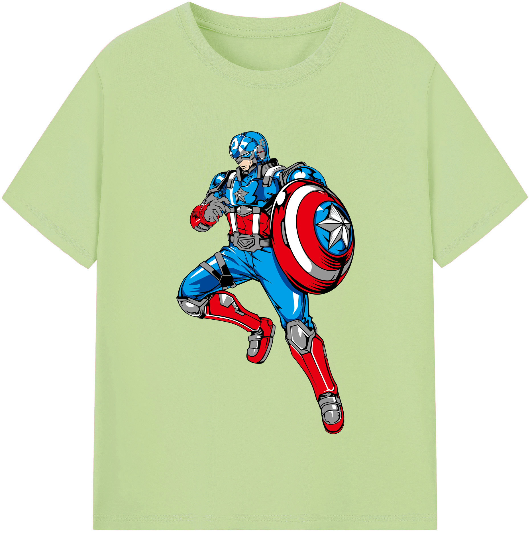 （画像用） アベンジャーズ The Avengers 綿100％半袖Tシャツ（フロントプリント）